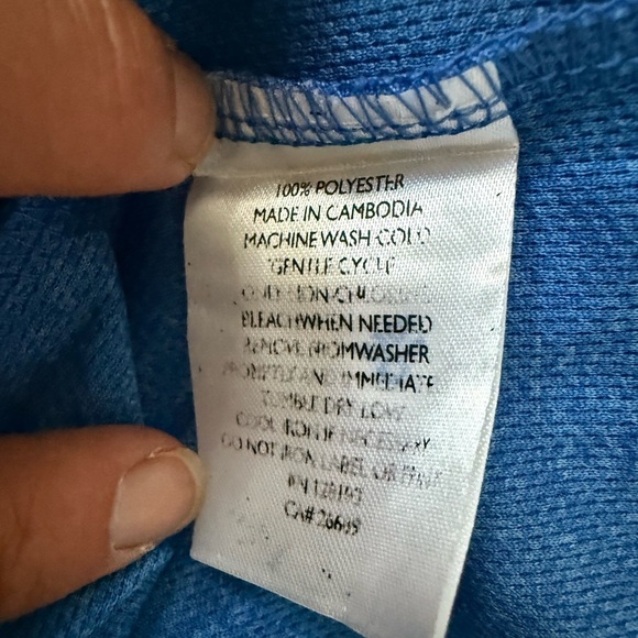 Ping Blue and Gray performance 1/4 Zip sensorcool pullover men’s size Medium - Picture 7 of 9